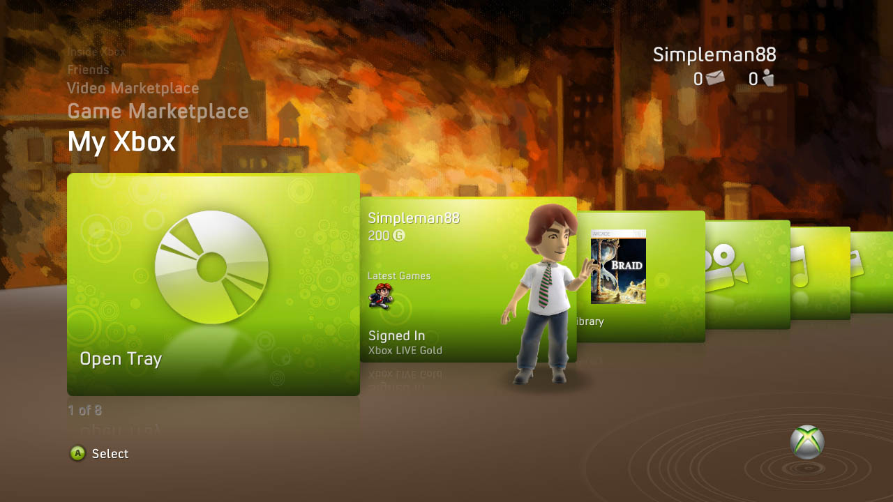 Xbox Dashboard Wallpaper S