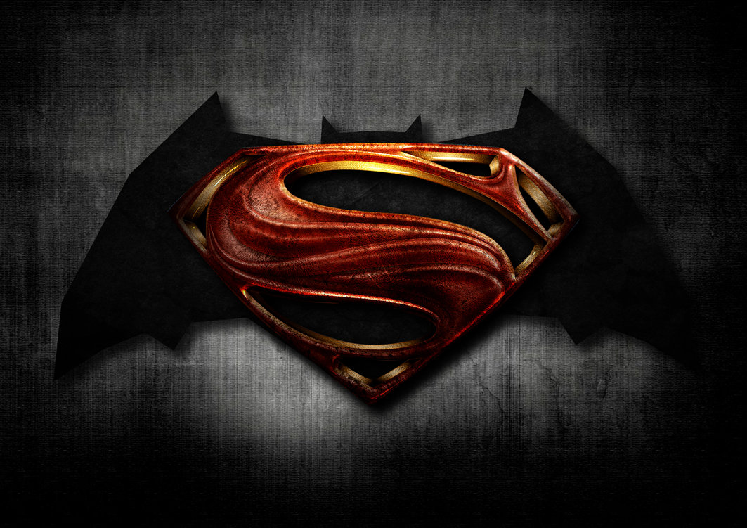 Batman And Superman Movie Logo By Andrewmjbaker