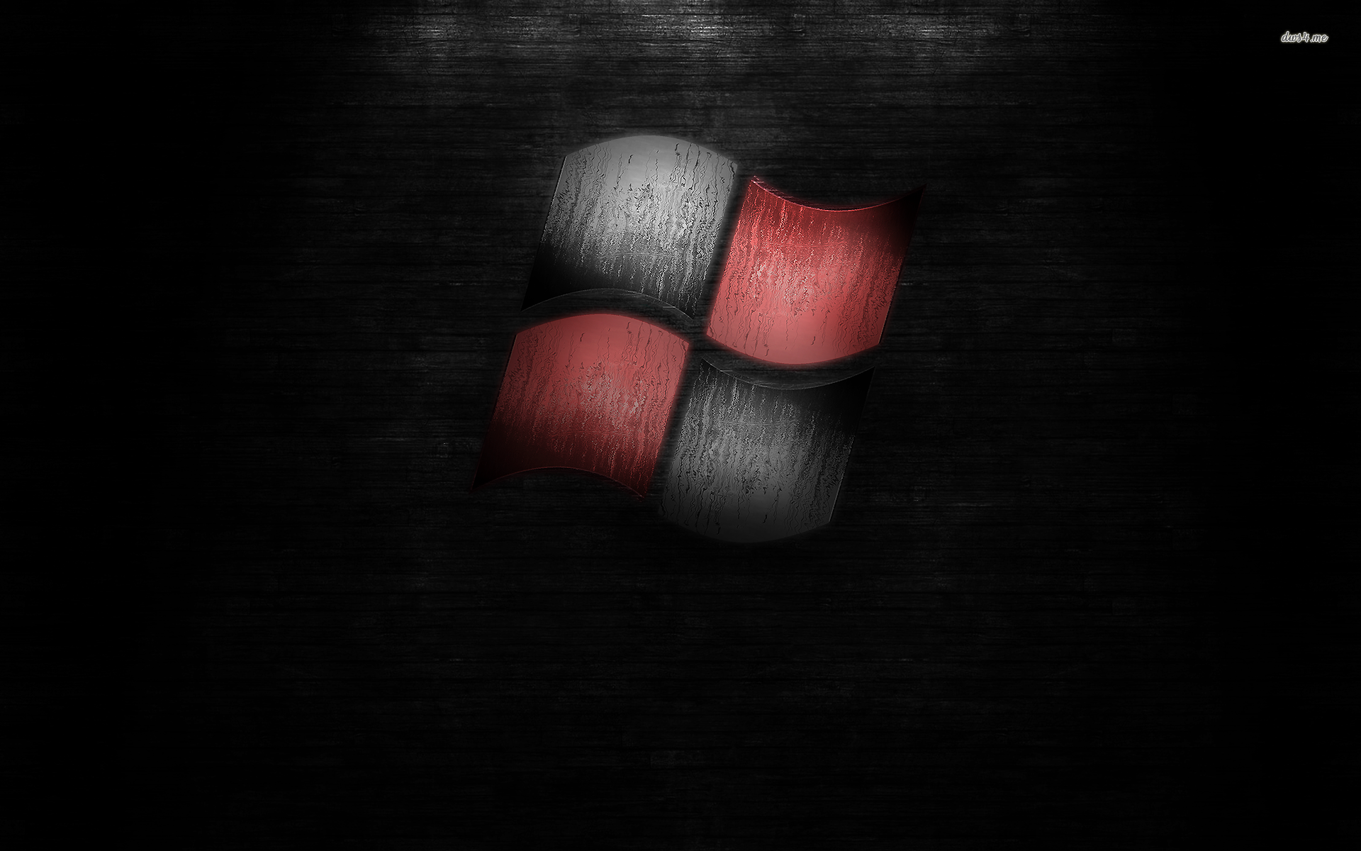 Black And Red Windows Logo Wallpaper Puter