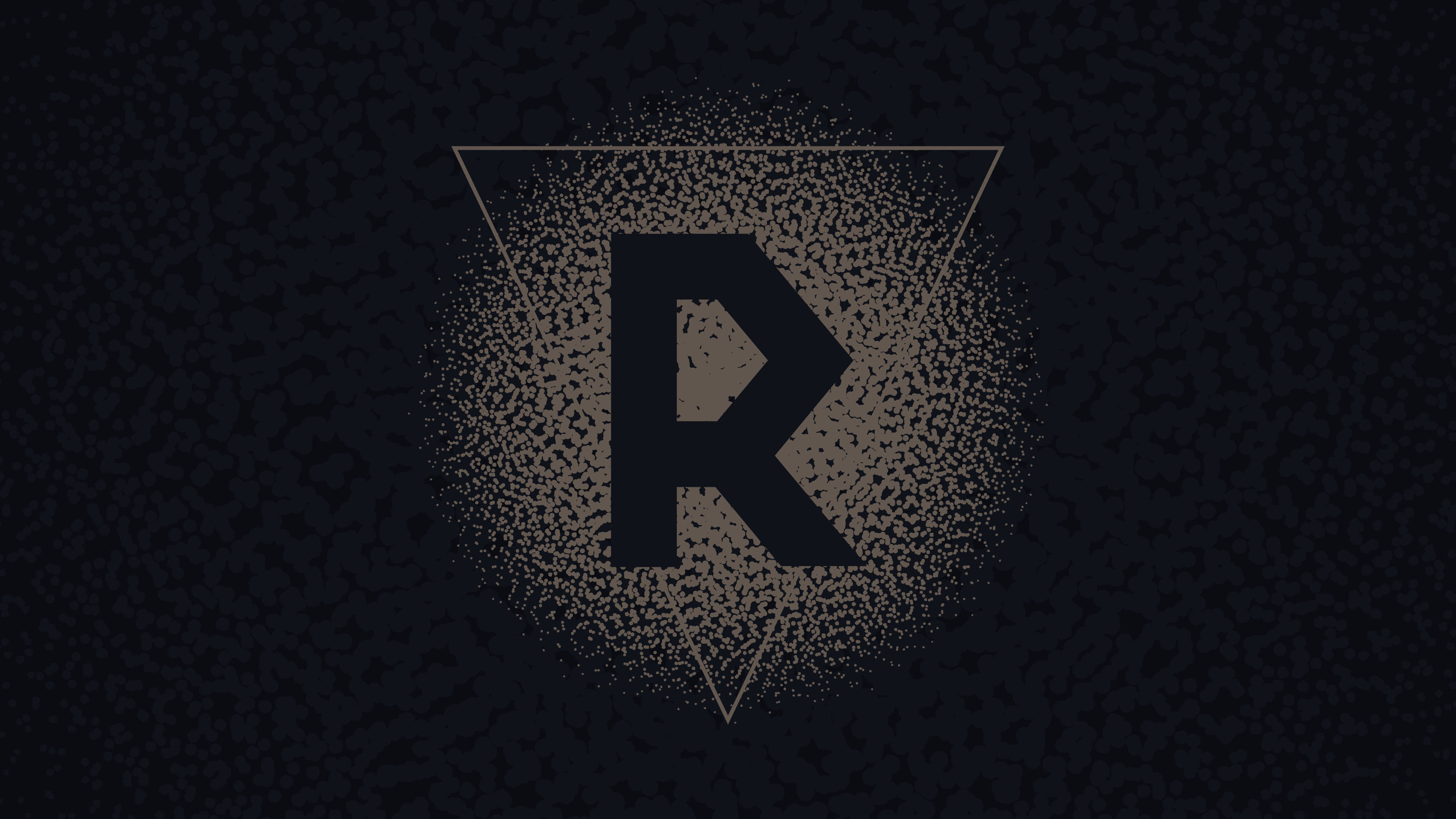 Imprinted R Alphabet Wallpaper
