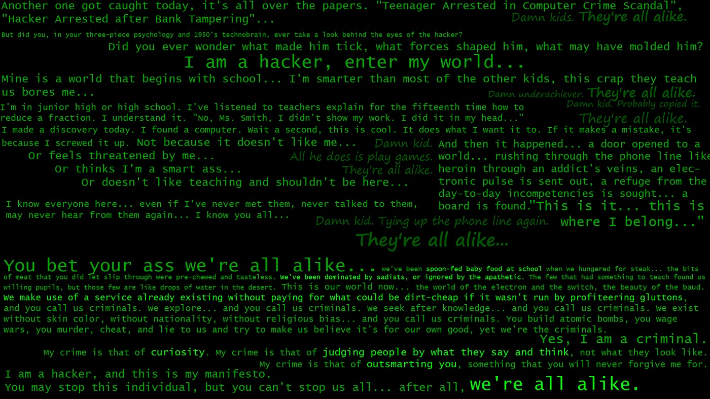 Hacker Background On