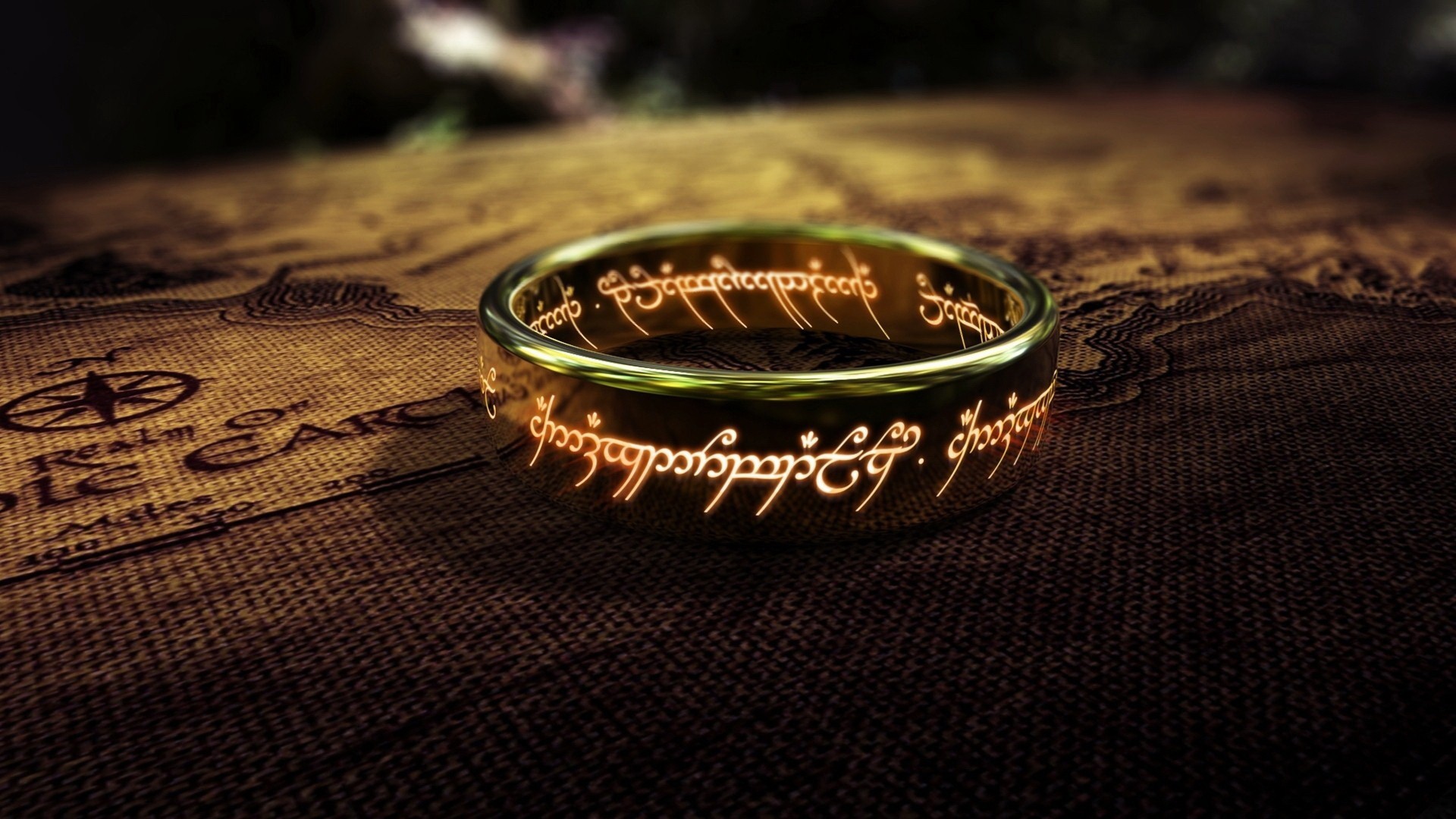 One Ring The Lord Of Rings Wallpaper