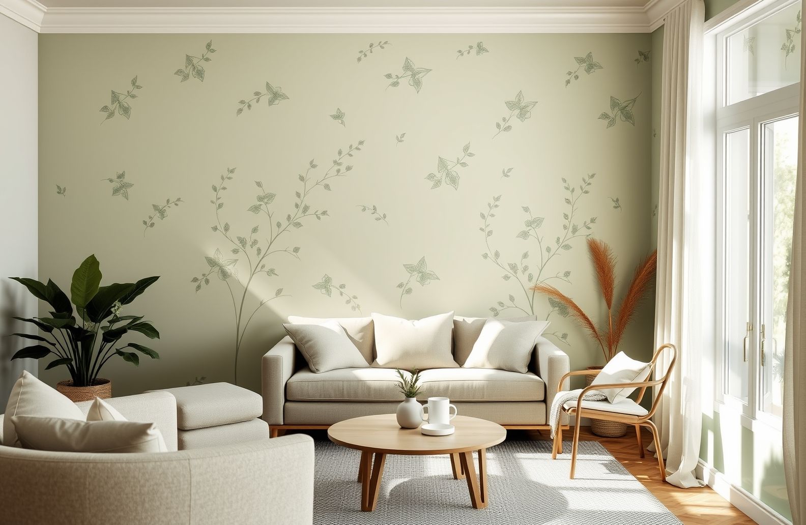 Sage Green Wallpaper