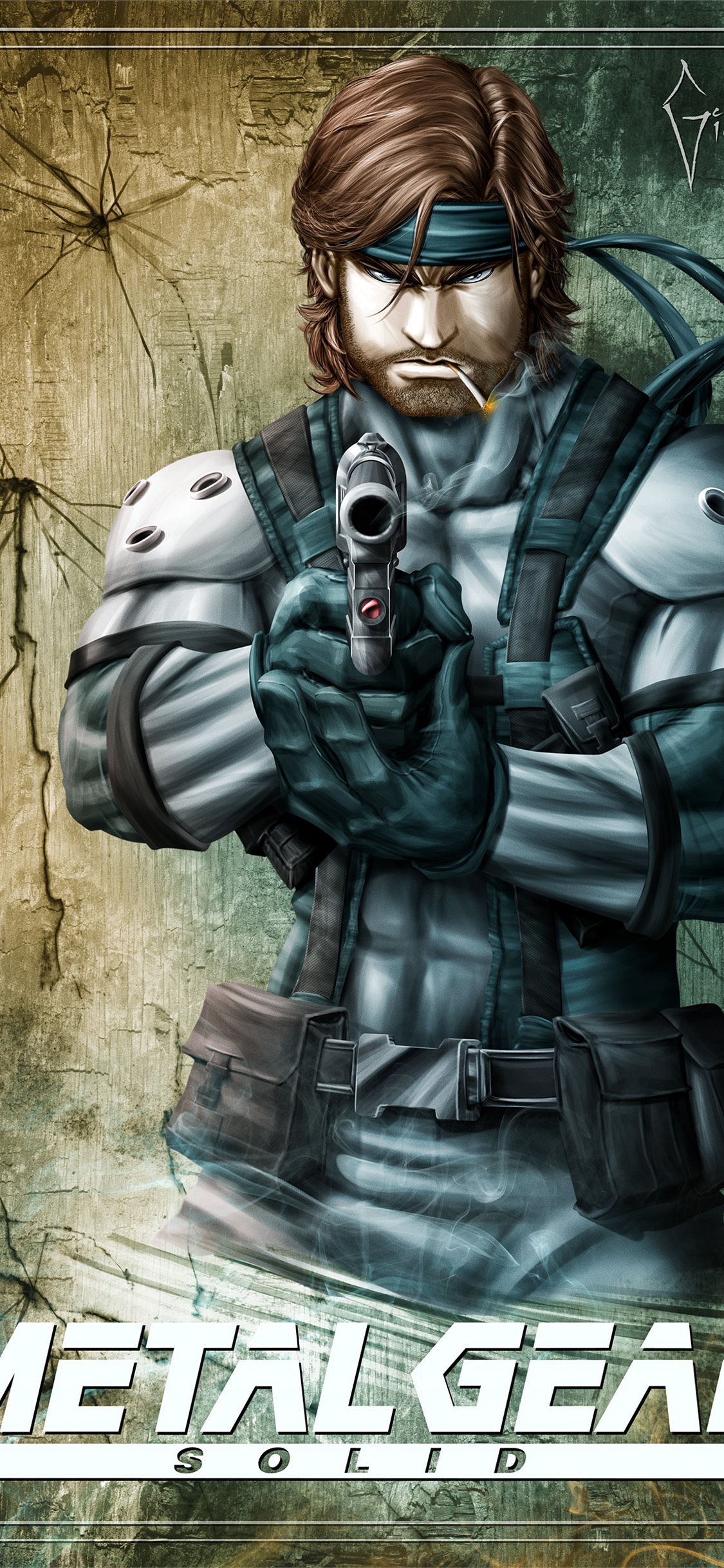 Metal Gear Solid Snake Eater iPhone Wallpaper