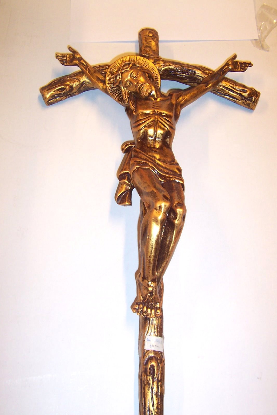 Polystone Wall Papal Crucifix Russian Sold Available