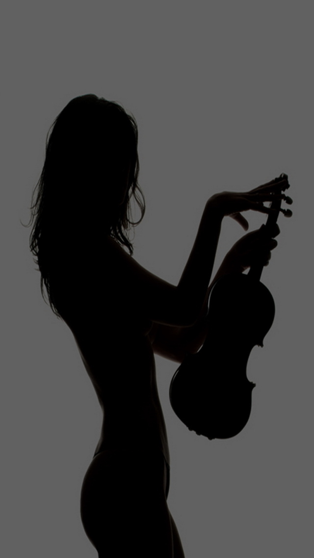 Violin Minimalist iPhone Wallpaper Background Photo
