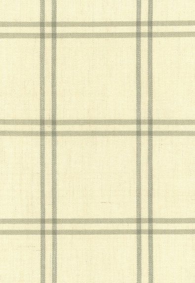 Luberon Plaid Schumacher Fabric Textiles Wallpaper   Grey