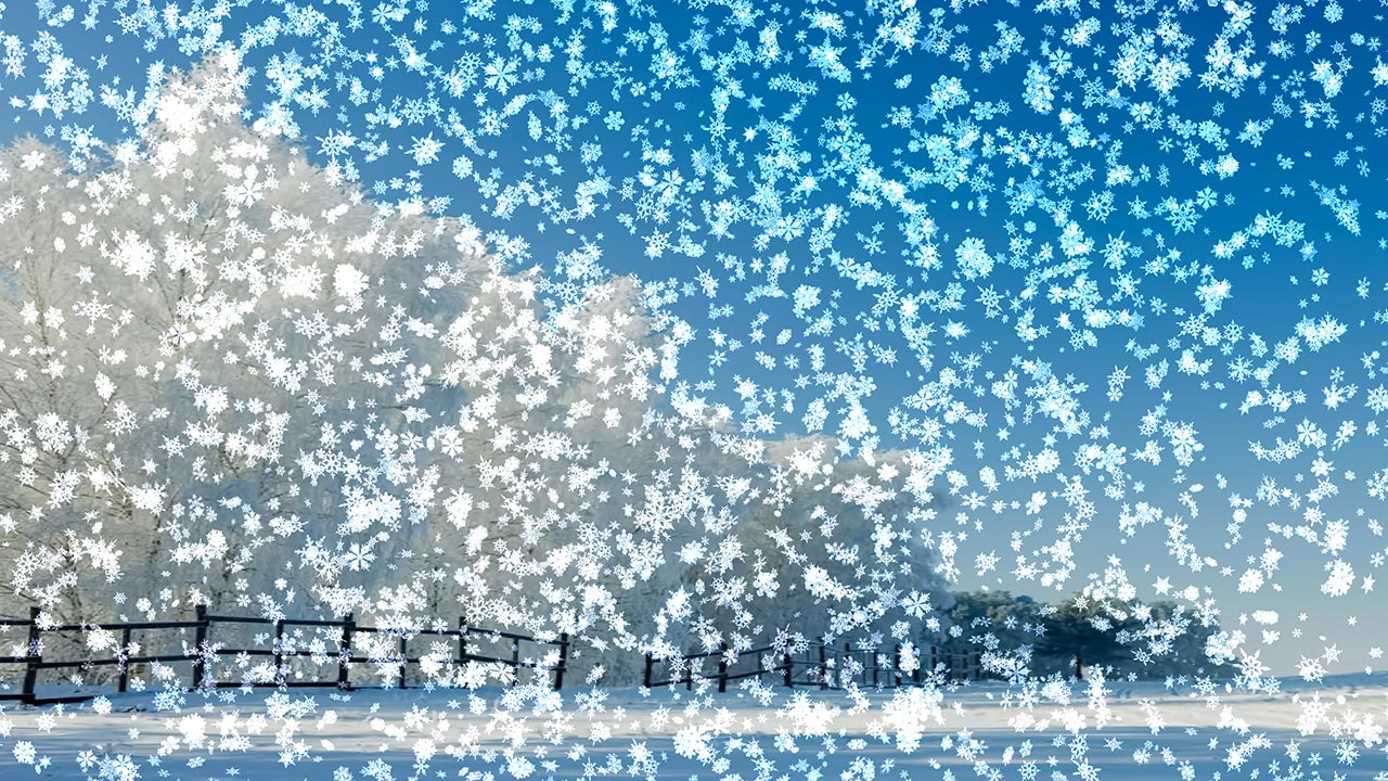 Animated Winter Desktop Wallpaper Image