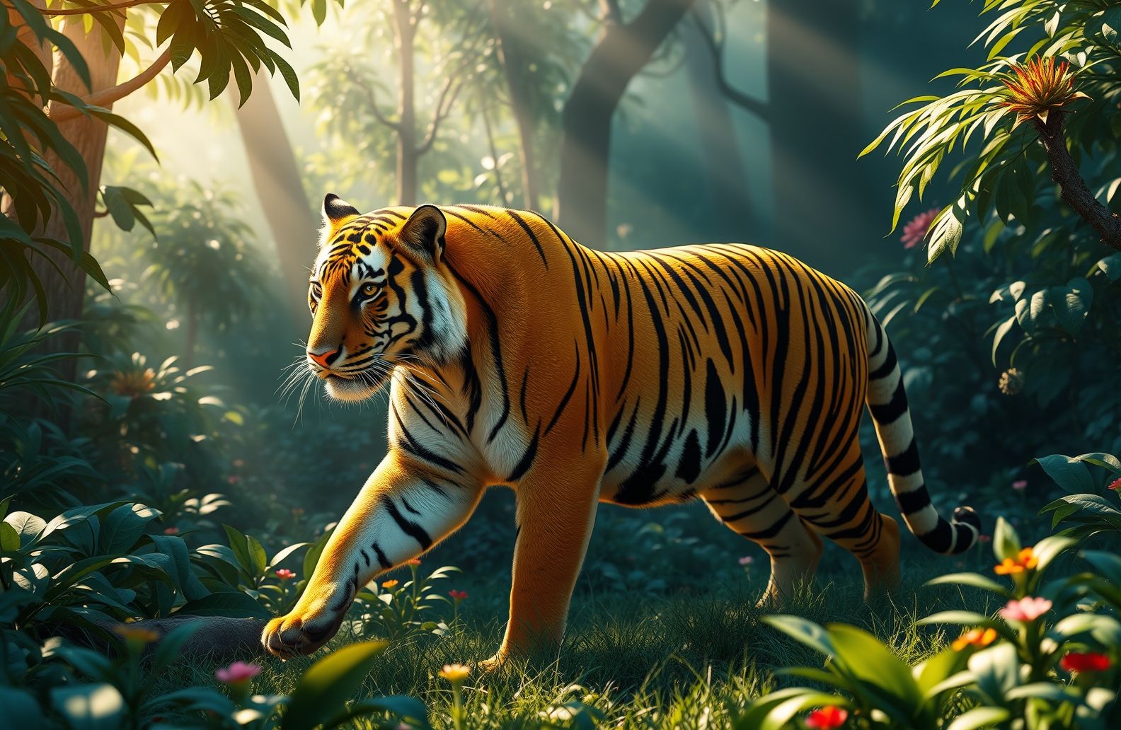 3d Tiger Wallpaper