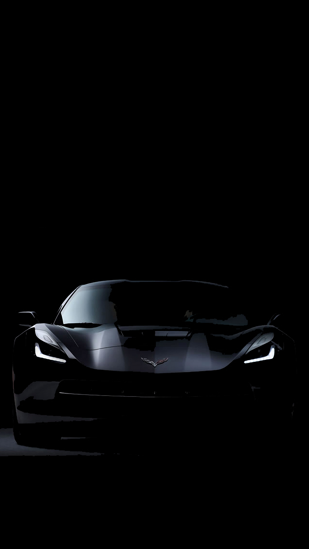 Corvette Stingray Dark iPhone Wallpaper