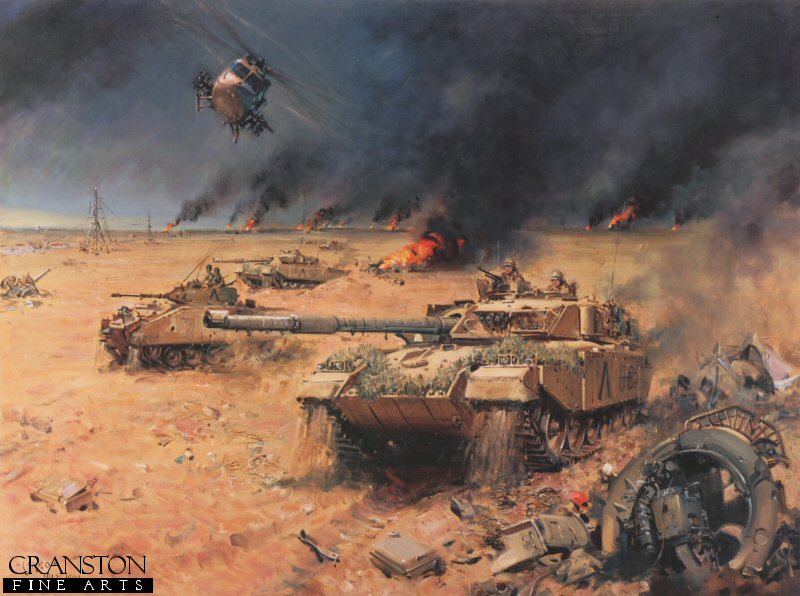 Army Challenger Operation Desert Storm Gulf War By Terence
