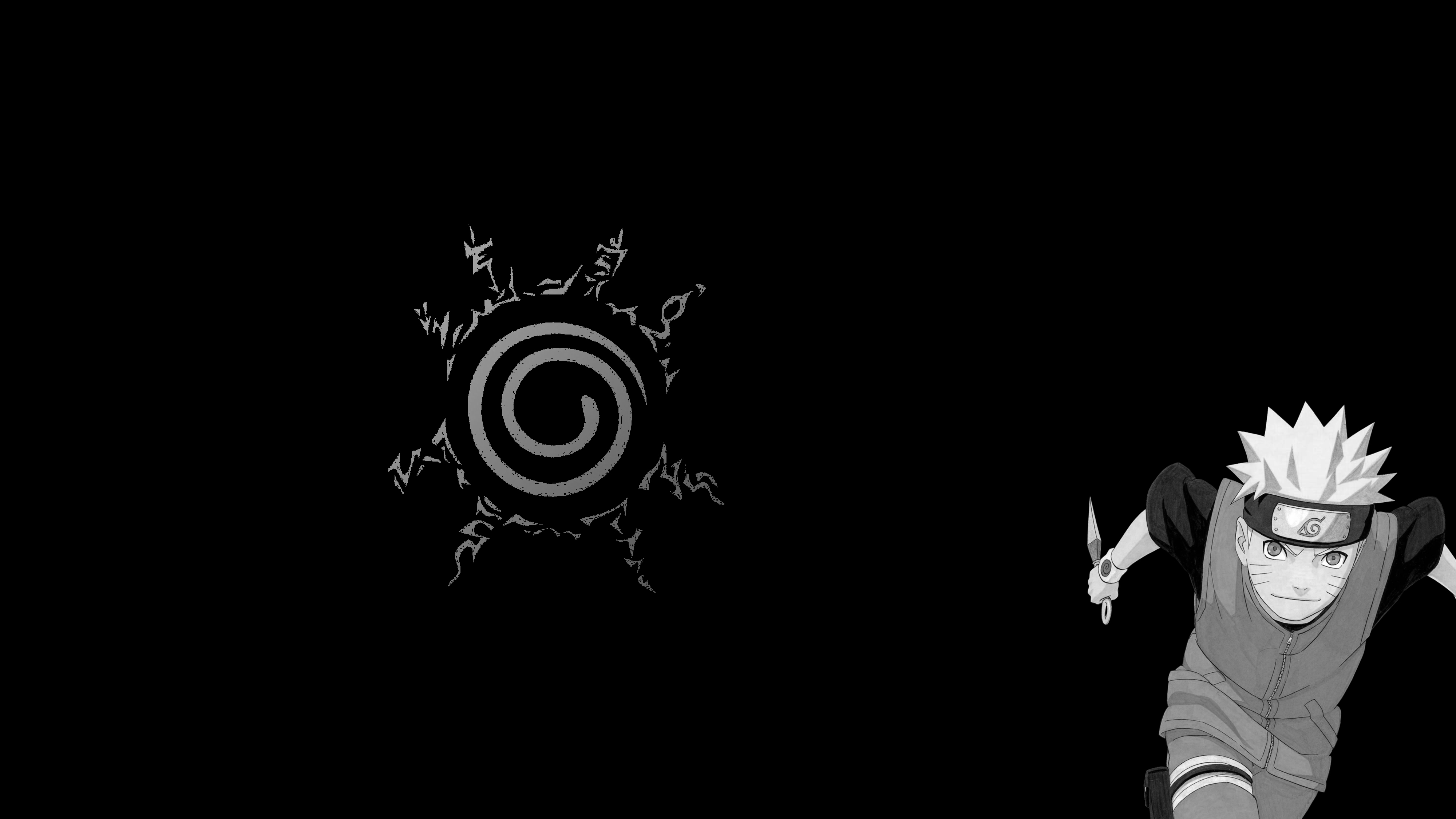 Naruto Wallpaper Black And White
