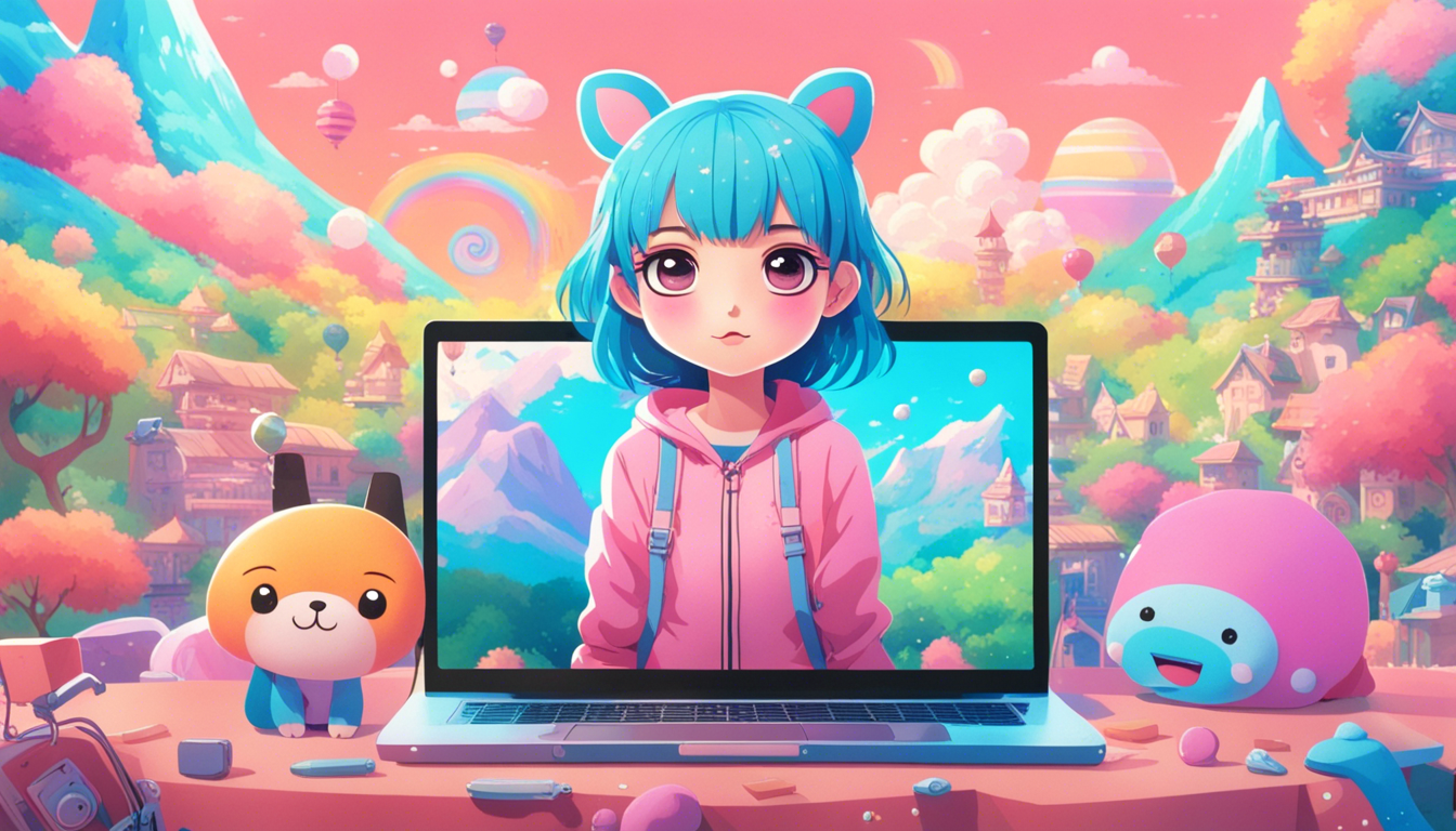 Kawaii Anime Laptop Wallpaper