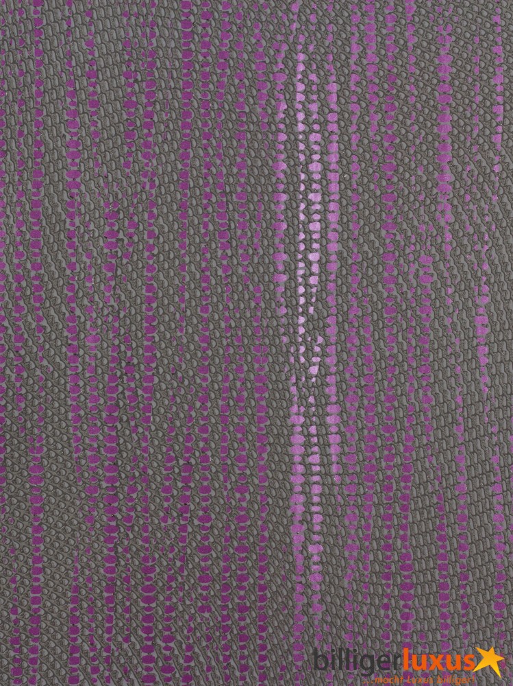 Non Woven Wallpaper Villanova Snake Stripes Dark Grey Purple