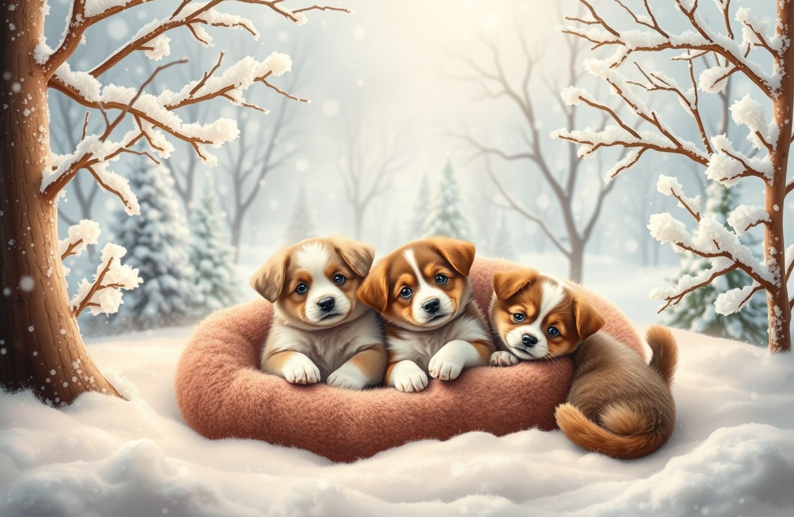 Winter Pet Wallpaper
