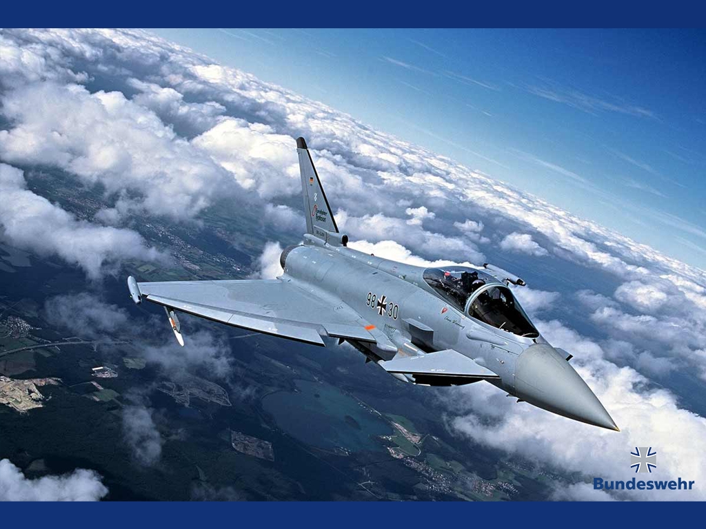 Aircrafts Bundeswehr Eurofighter Background Wallpaper
