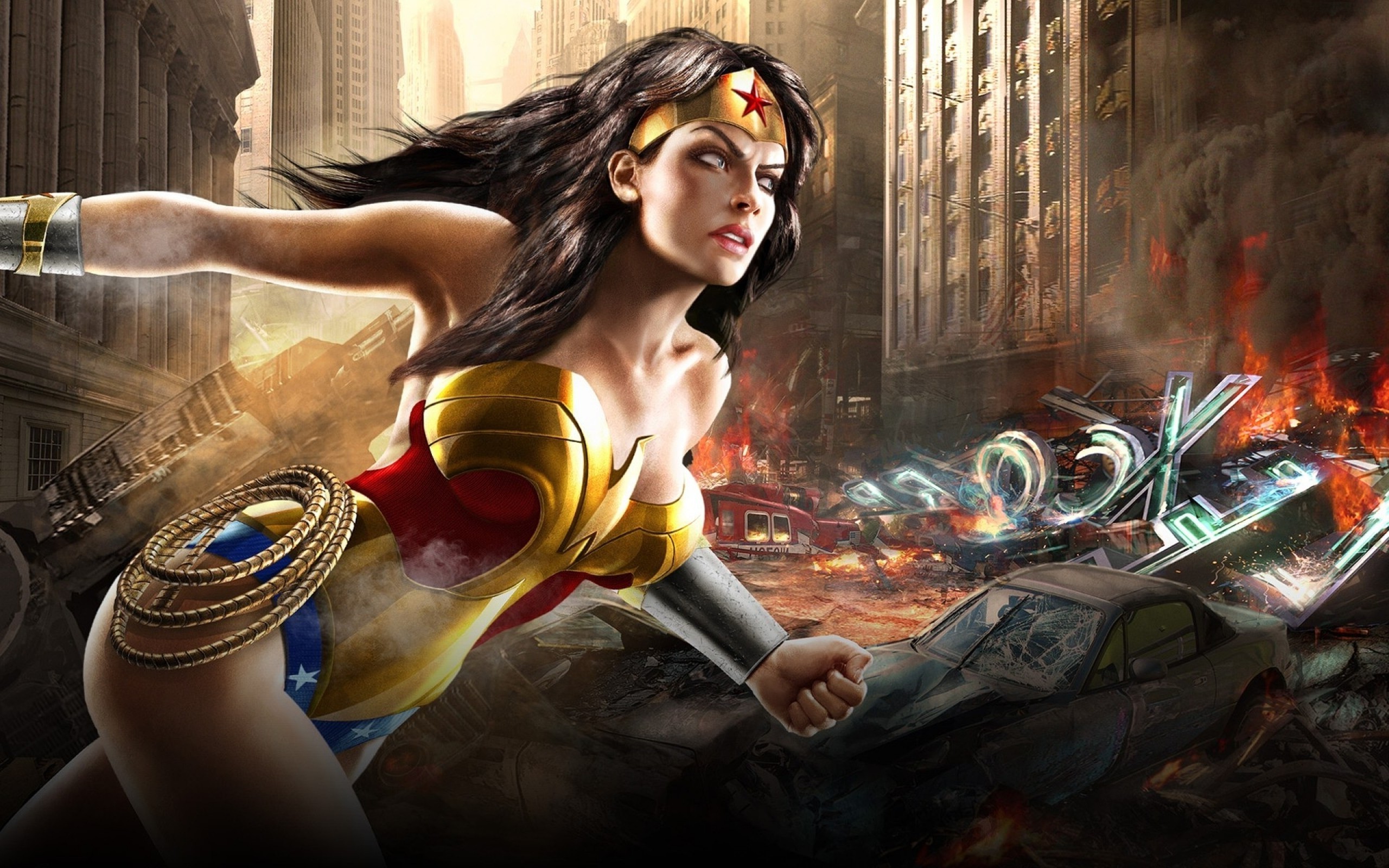 Fantasy Art Wonder Woman Dc Ics Superheroines