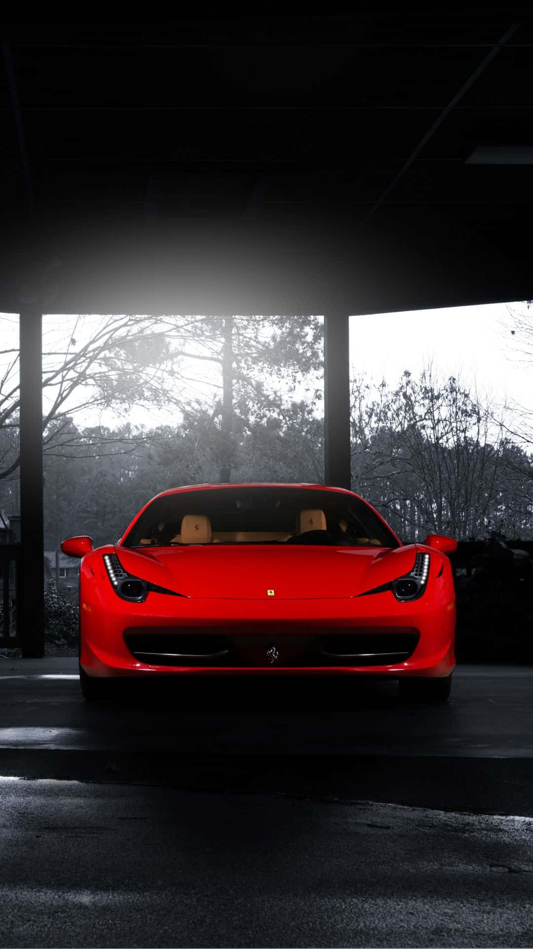 Red Car iPhone Wallpaper