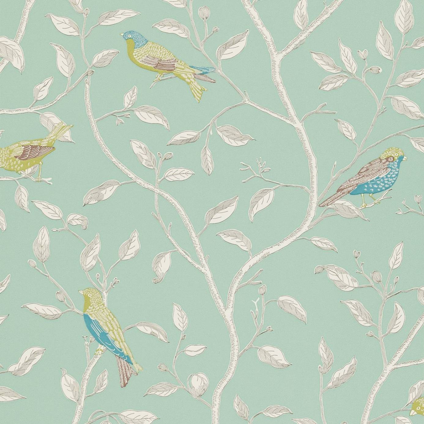 Home Wallpapers Sanderson Options 10 Wallpapers Finches Wallpaper