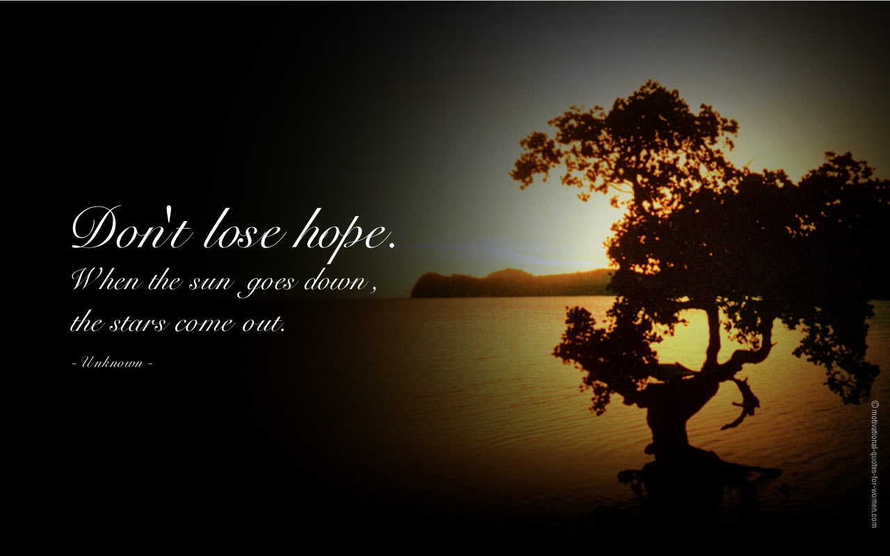 Hope Feeling Image Inspirational Quotes HD Wallpaper