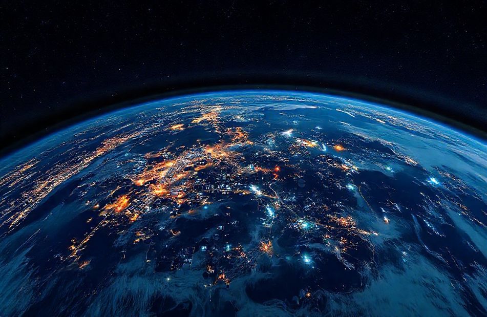 Earth At Night Wallpaper HD