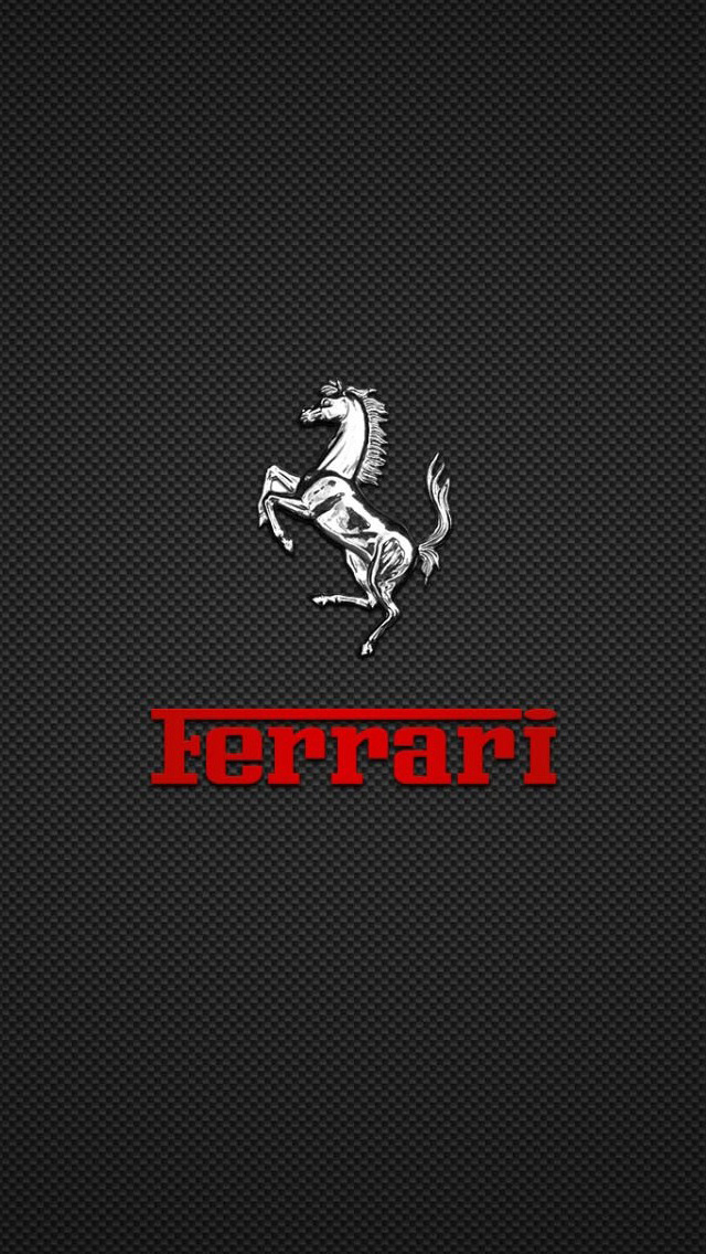 iPhone 5 wallpapers HD   Ferrari LOGO Backgrounds