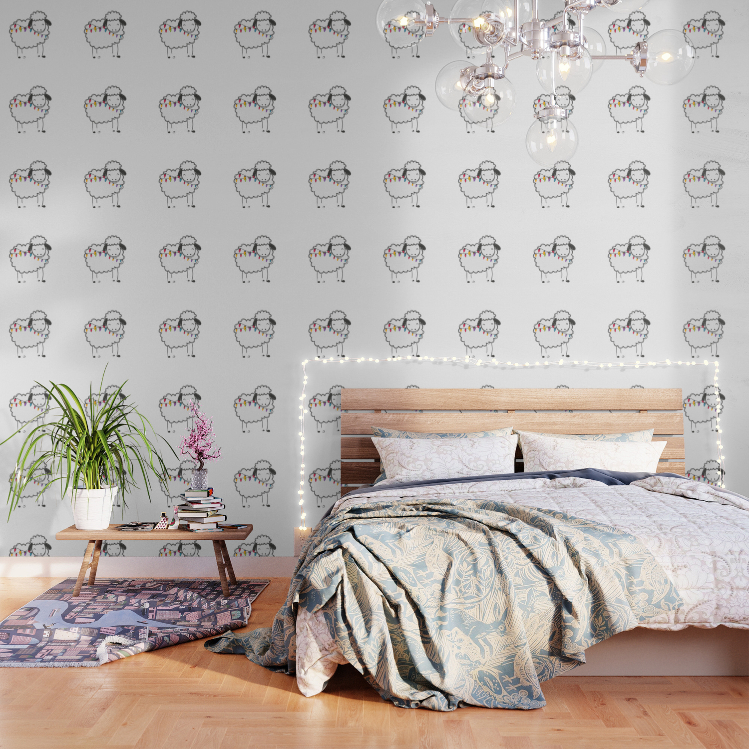 Fleece Navidad Christmas Eve Xmas Holiday Celebration Wallpaper By