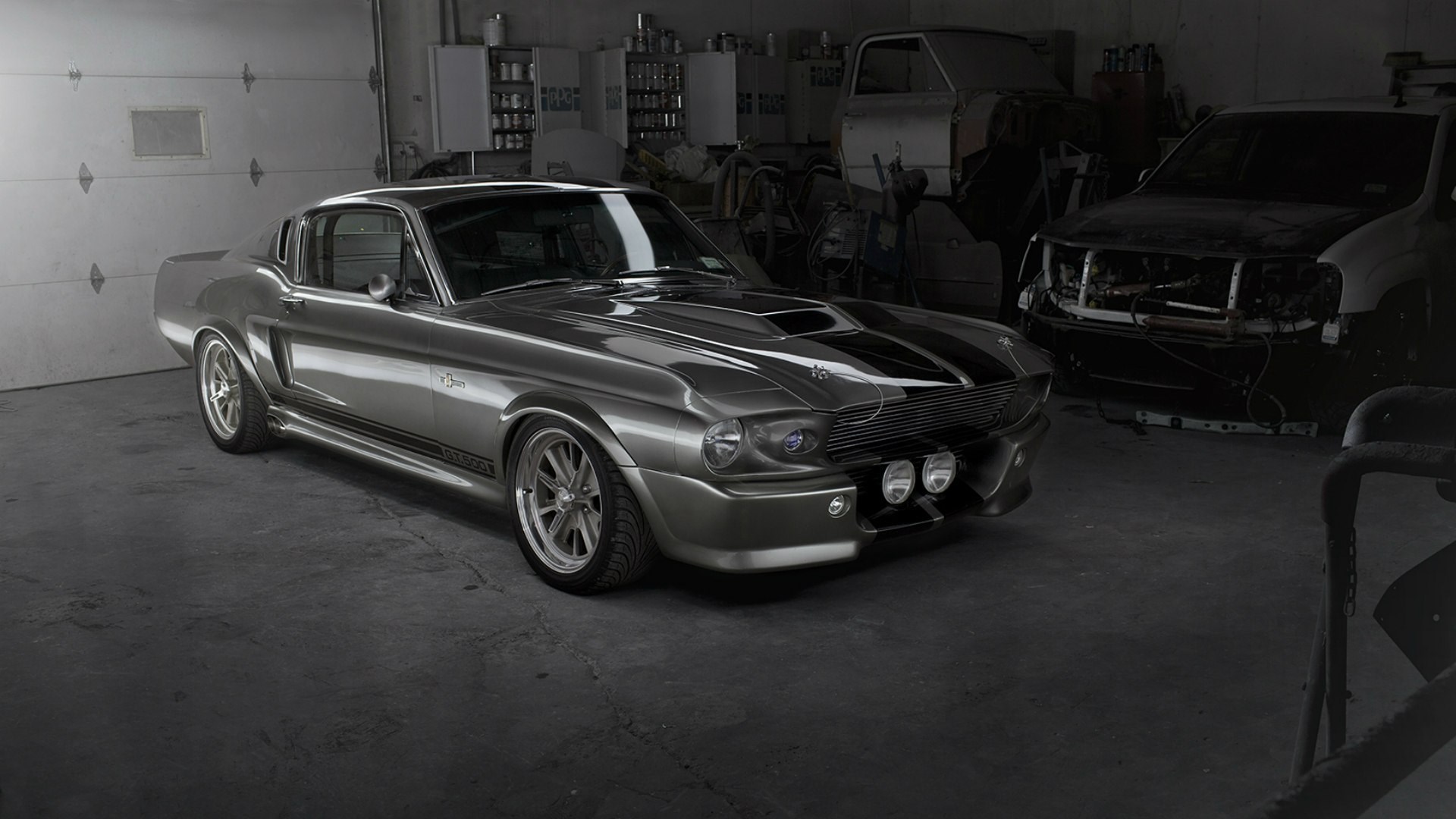 Mustang gt500 Shelby Eleanor Garagem Hd Wallpaper