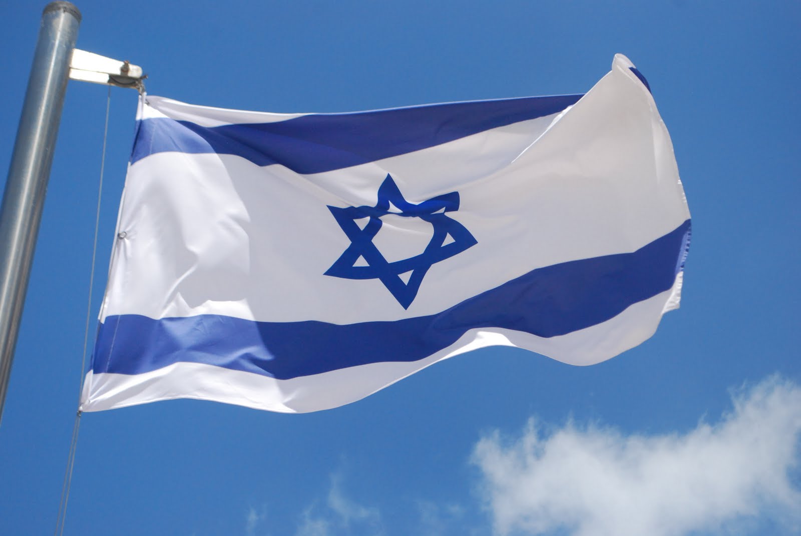 Israel Flag Waving Wallapper