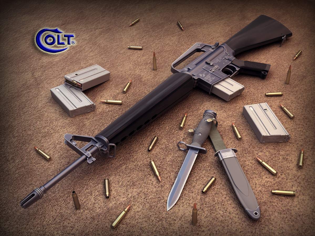 3d Model Old M16 Ar15 Archive