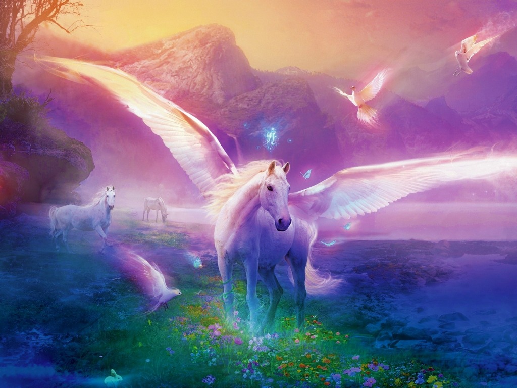Fantasy Image Unicorn Wallpaper Photos