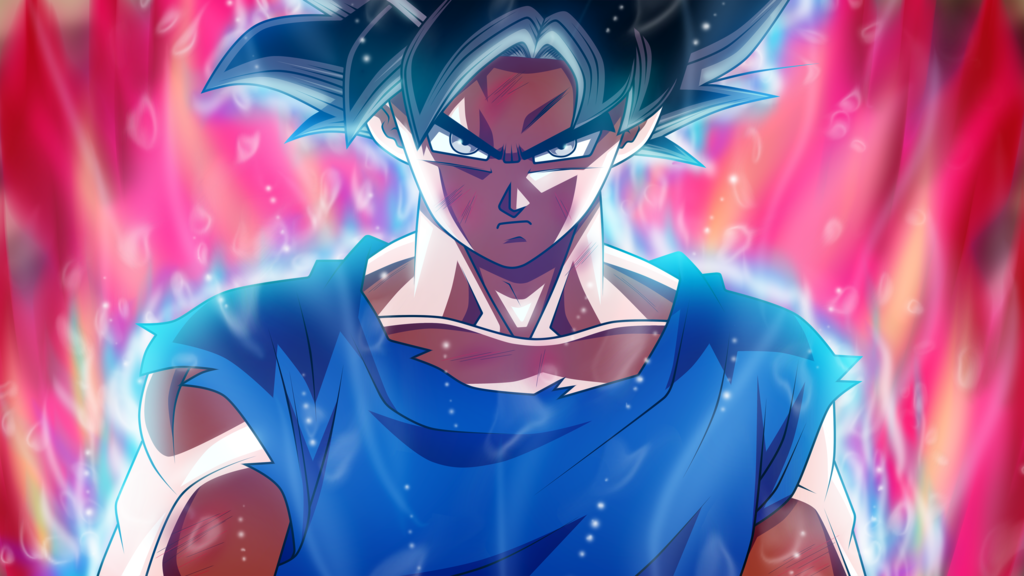 Goku Ultra Instinct PerfectedKaioken by rmehedi on 1024x576