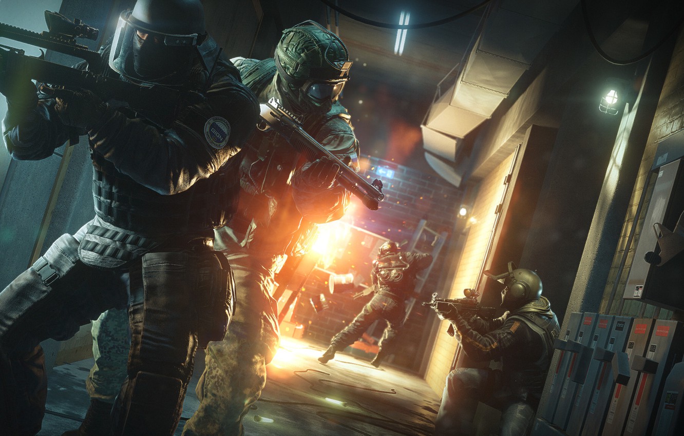 Wallpaper The Explosion Weapons Special Forces Rainbow Six