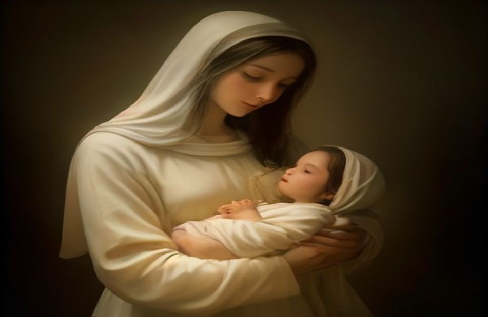 Jesus Christ Mother Mary Wallpaper