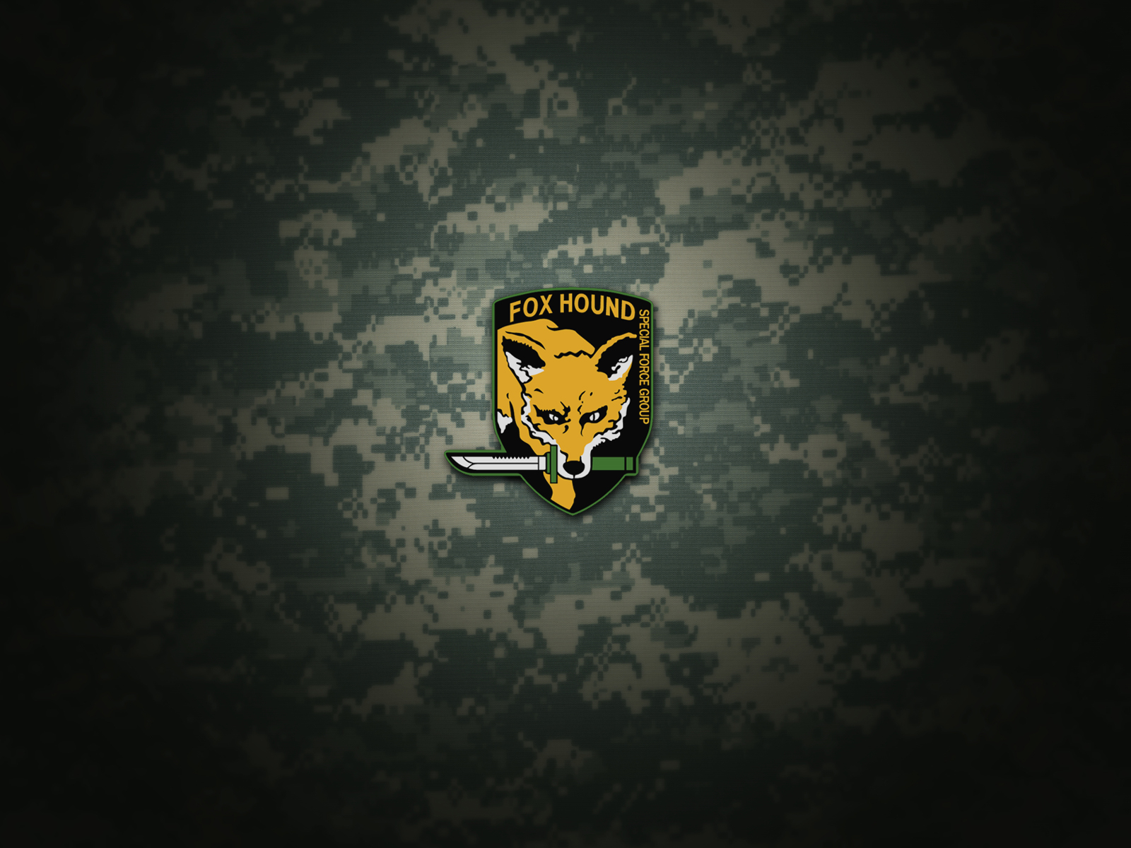 Gear Fox Hound Camo Army Military Metal Solid Foxhound Wallpaper
