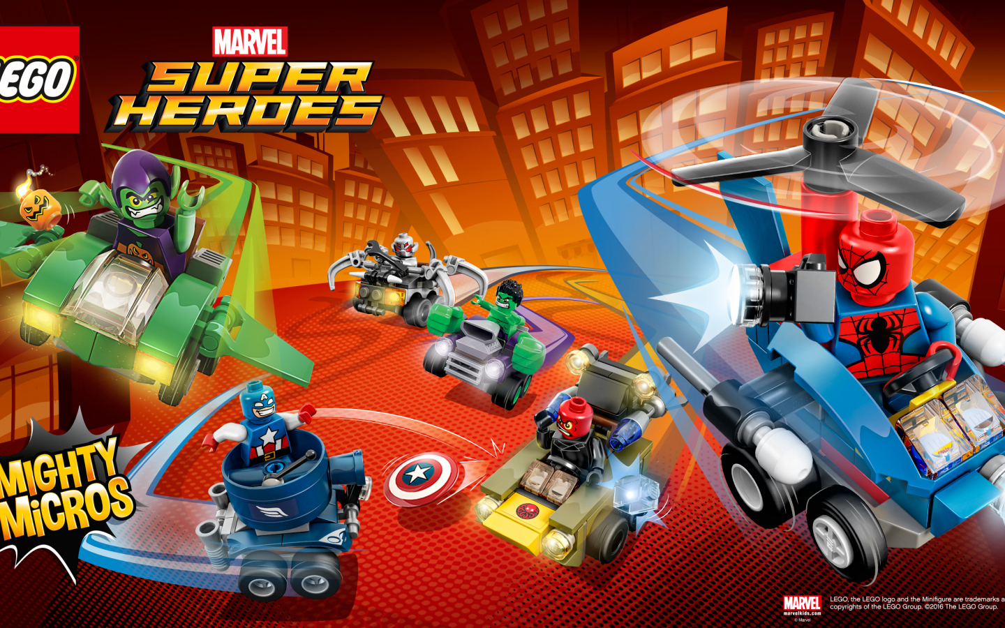 Marvel Mighty Micros Wallpaper Lego Super