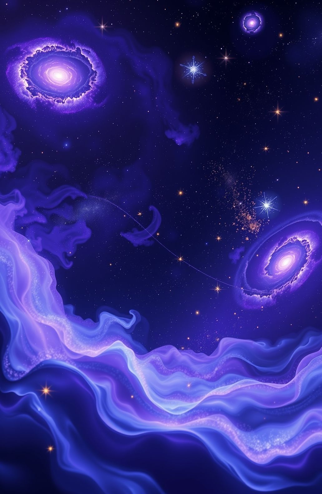Purple Galaxy Wallpaper