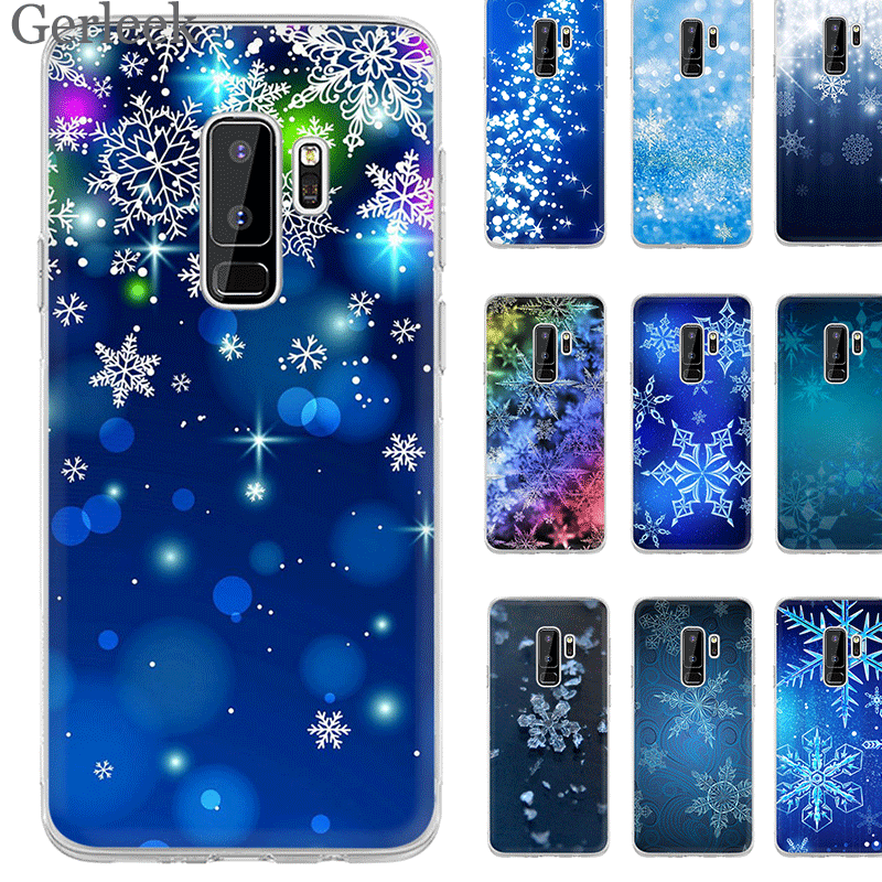 Desxz Snowflake Background Case Cover For Samsung Galaxy A3 A5 A6