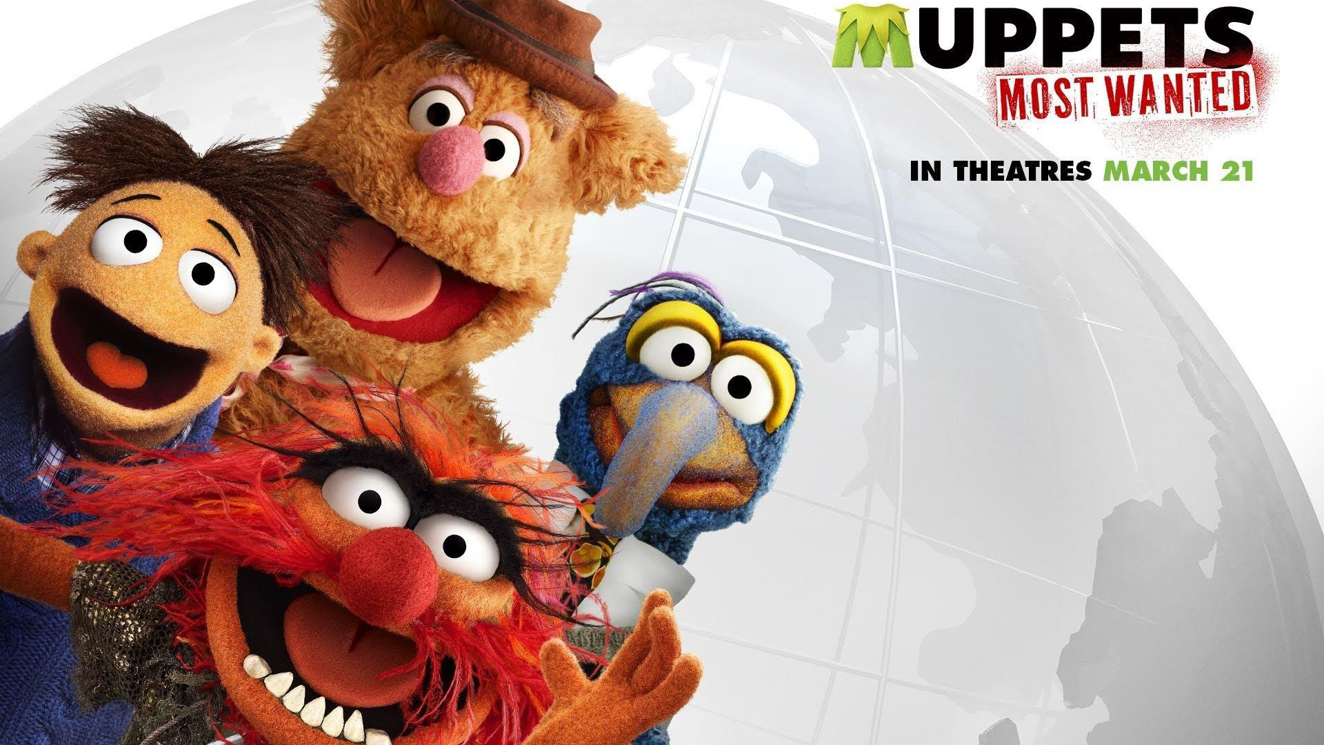 Gonzo Bear Fozzie Muppets Most Wanted Movie HD Wallpaper
