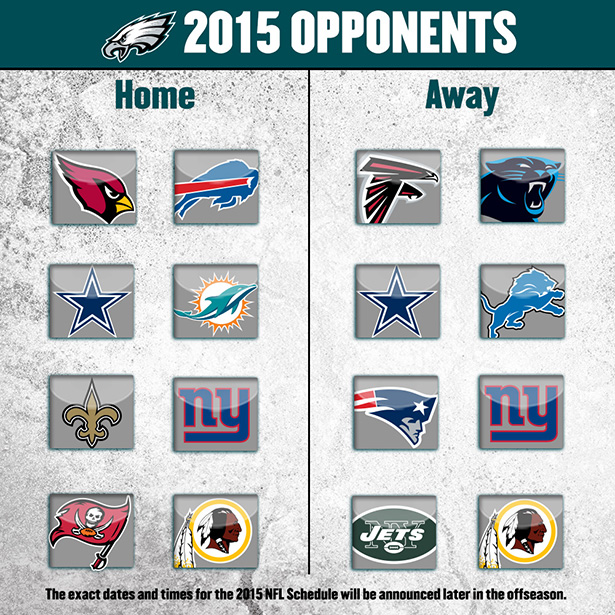 Eagles Opponents Set