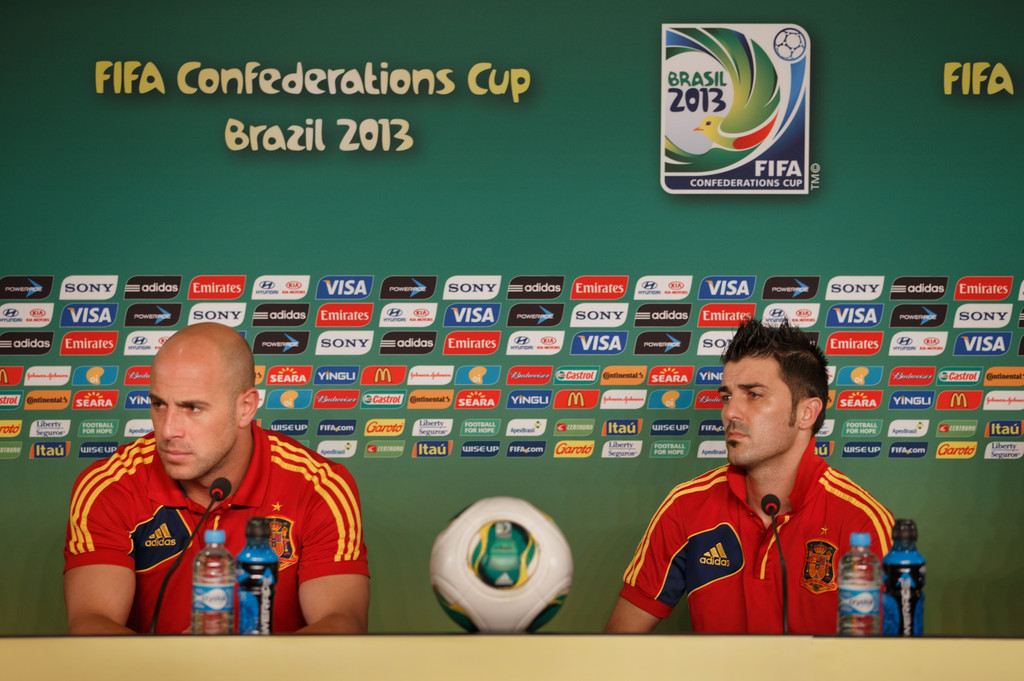 Spain Training And Press Conference Fifa Confederations