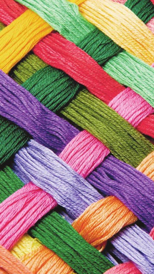 Woolen Art Wallpaper Colorful Textiles Abstract