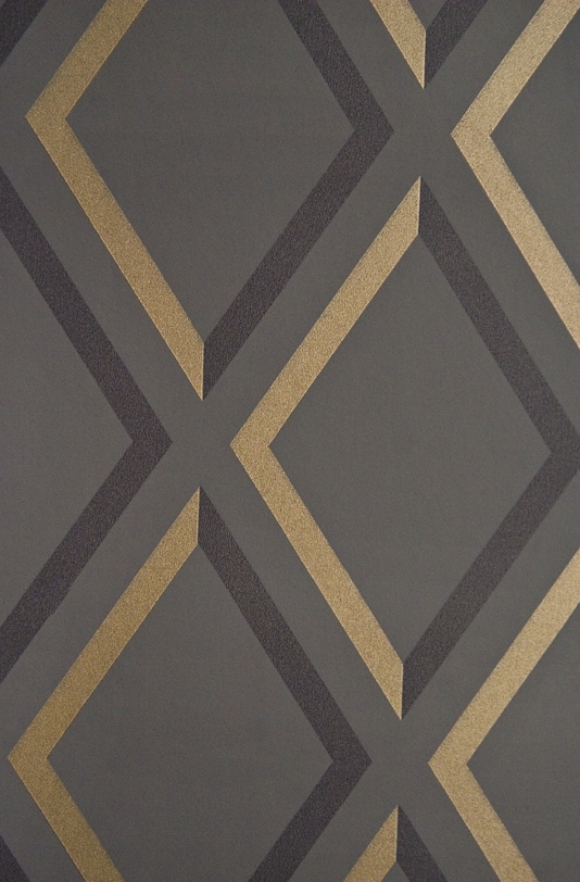 Free download Trellis Wallpaper Geometric Charcoal and Black diamond