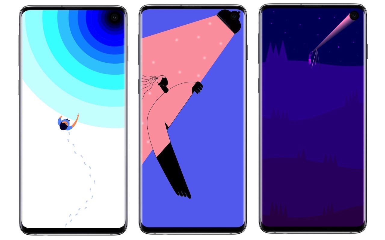 Samsung Galaxy S10 Wallpaper Up On Themes Store