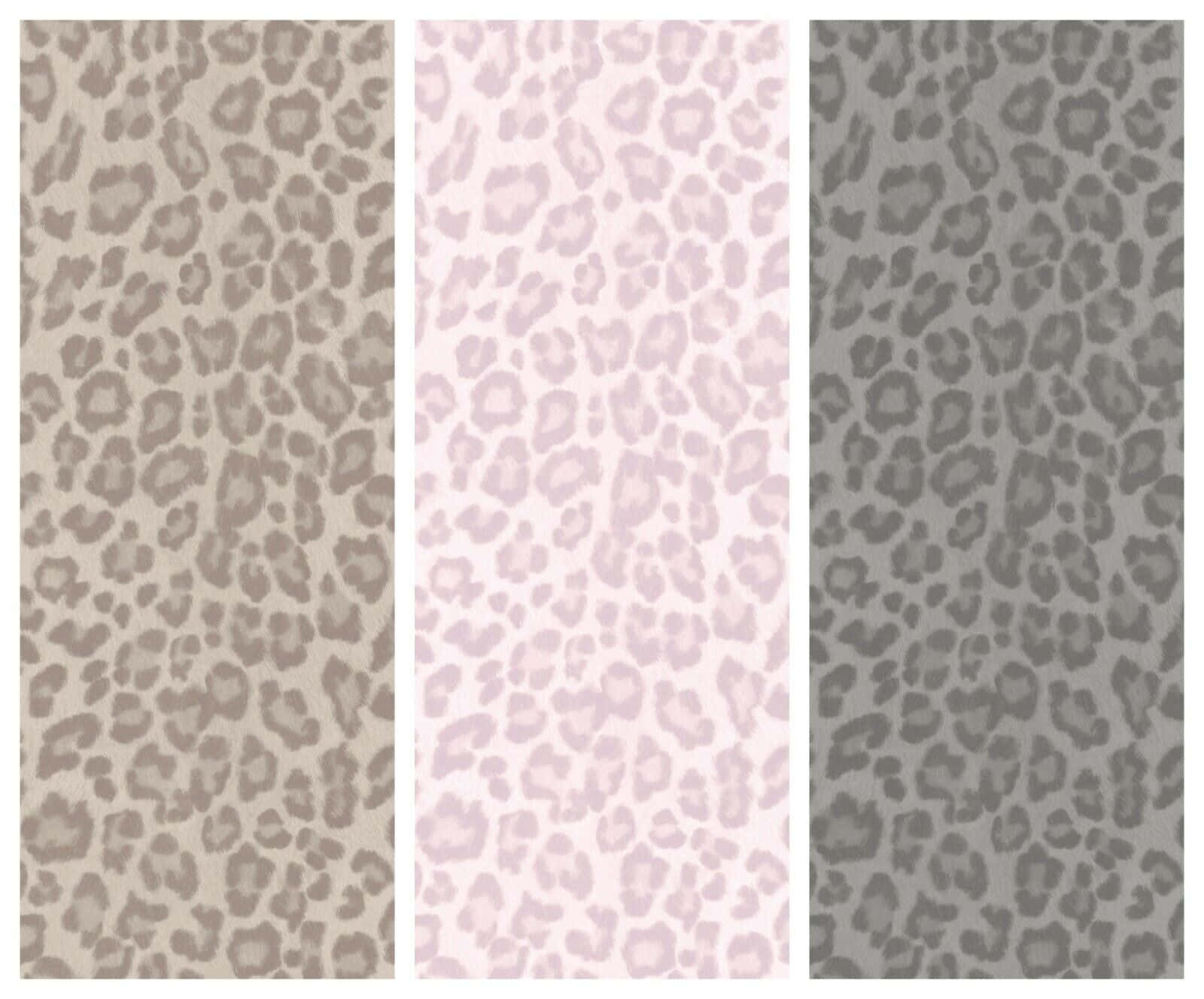 Feel The Shine Of Glitter Leopard Wallpaper