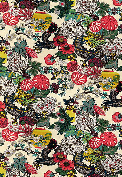 Chiang Mai Dragon By Schumacher Fabrics Store Fabric Studio