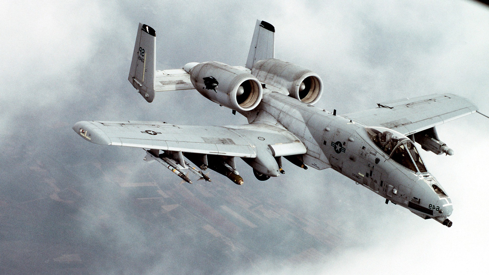 A10 Warthog Airplane Military Aircraft Jet Fighter