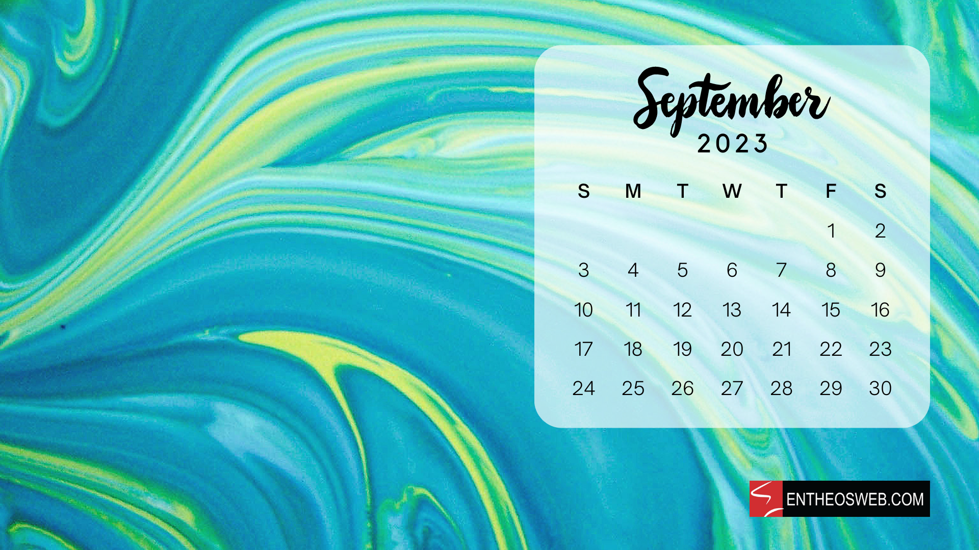 September Calendar Desktop Wallpaper Entheosweb