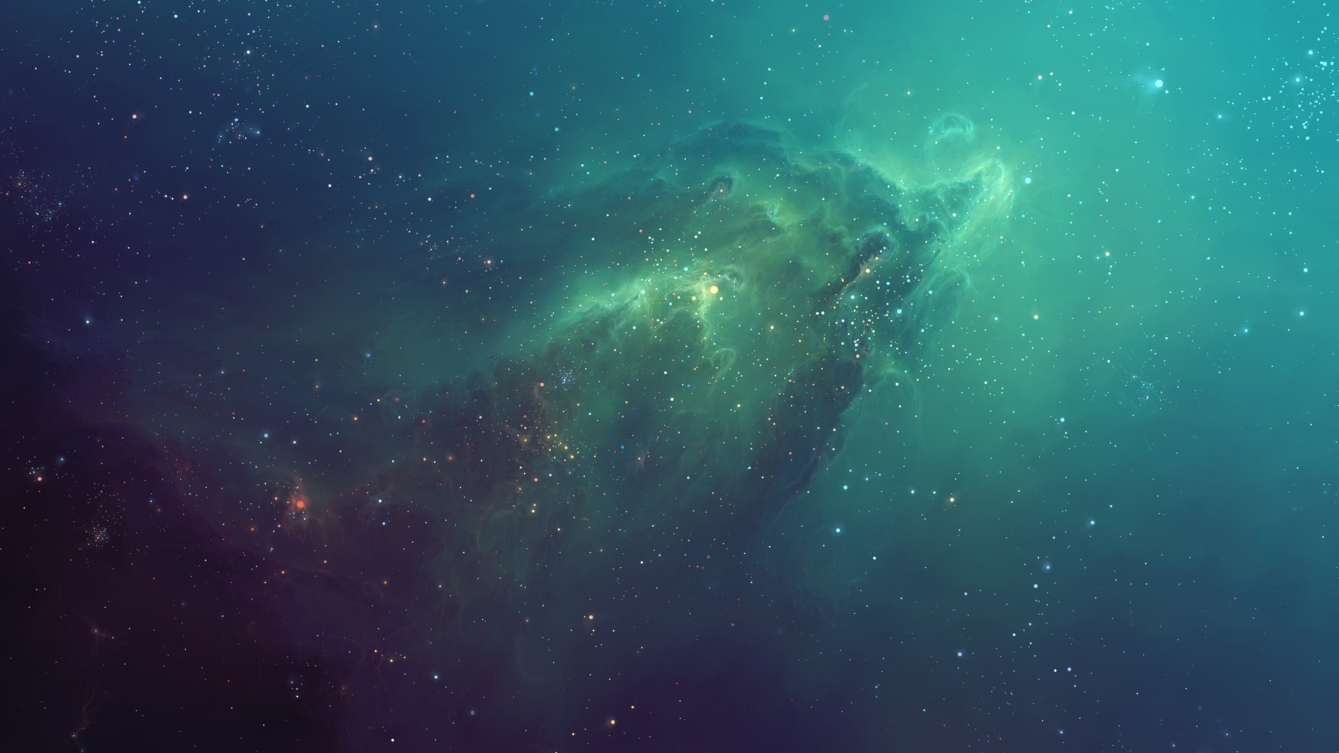 Galactic Nebula Mac Wallpaper