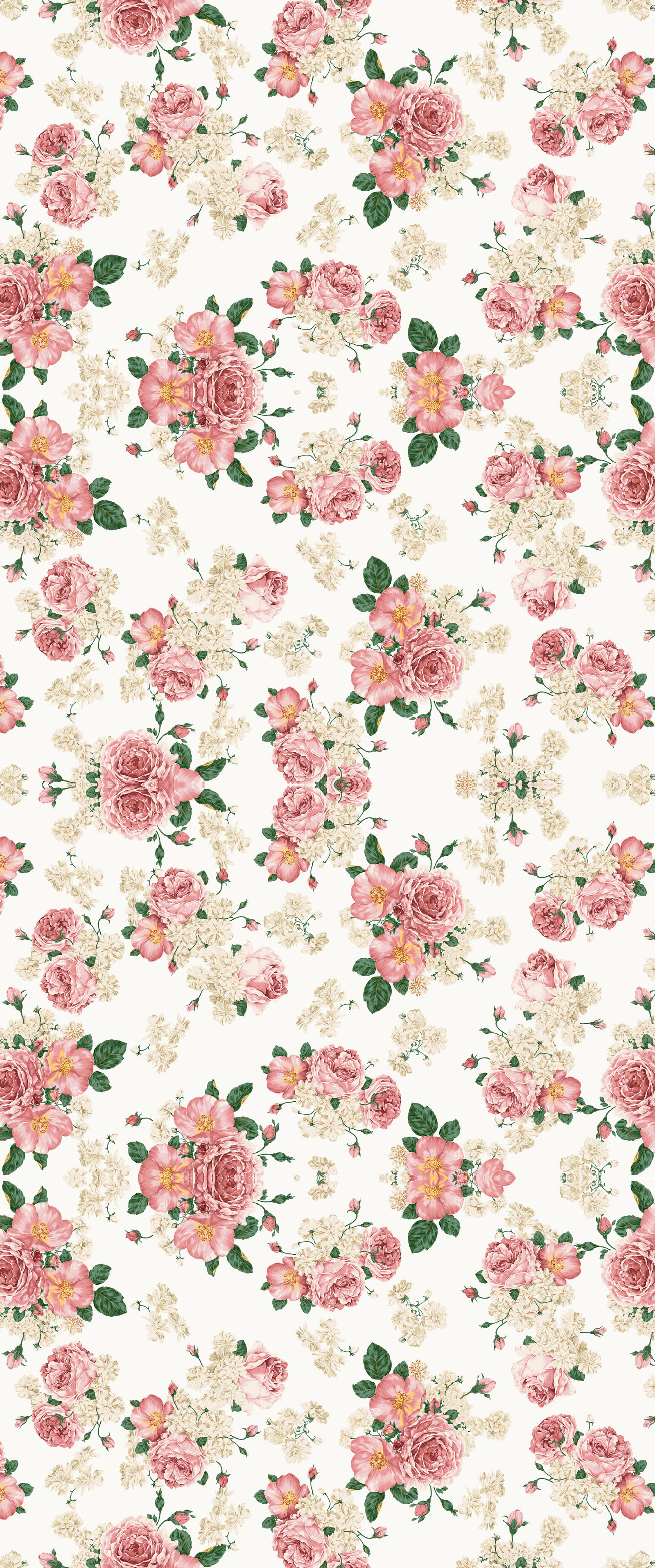 Rose pattern wallpaper by MissCake